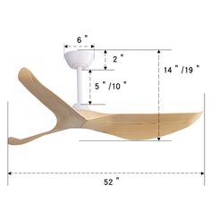 a wooden object is shown with measurements for the top and bottom sections, including an umbrella