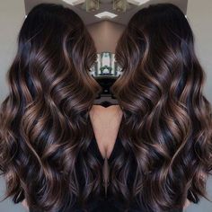 Balayage Hair Color Ideas, Balayage Hair Color, Black Hair Balayage, Brunette Balayage, Brunette Hair With Highlights, Dark Hair With Highlights, Hair Color Auburn, Brunette Balayage Hair