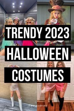 halloween costumes for women and men with the words trendy 2012 halloween costumes on them