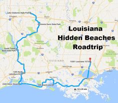 a map showing the location of the florida hidden beaches roadtrip