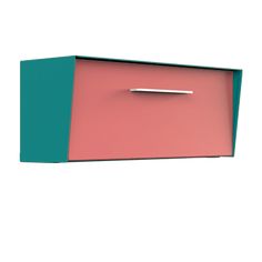 This mid-century modern wall mounted mailbox design with an angled housing reflects the lines and colors of our original Modbox mailbox. The dimensions are reminiscent of mailboxes produced in the 50s and 60s when the ranch-style house, with a long low profile, was popular with the booming post-war middle class. The Housing (shell), Letter Box (door), and Handle can be the same color or you can mix and match from any of the thirteen colors! Add even more color with the optional letter tray. Neve Modern Mailbox Ideas Wall Mount, Mid Century Modern Mailbox, Modern Mailbox, Mailbox Design, Letter Tray, Ranch Style House, Wall Mount Mailbox, Mounted Mailbox, Mid Century Modern Walls