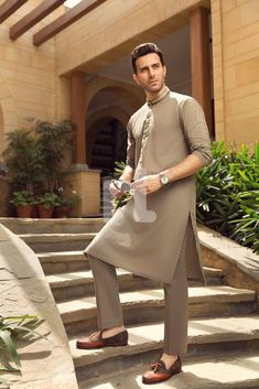 Linen Menswear, Sherwani For Men Wedding, Nishat Linen