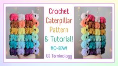 crochet caterpillar pattern and instructions for no sew