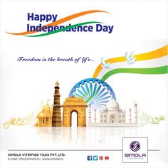 an advertisement for india independence day