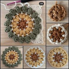 crochet patterns and instructions on how to make a doily