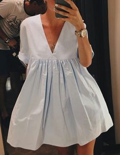 Linen Summer Outfits, Womens Trendy Dresses, Shirt Dress Summer, Desi Fashion Casual, Looks Party, Trendy Fashion Tops, Quick Outfits, Fashionista Clothes, Easy Trendy Outfits