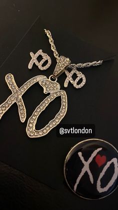 XO silver set includes silver xo pendant with free chain and silver xo earrings. This bundle also includes an xo pin. This bundle is also available with the gold set. Xo Earrings, Xo Necklace, Xoxo Jewelry, Xo Jewelry, House Of Balloons, Jewelry Lookbook, Swaggy Outfits, The Weeknd, Gold Set