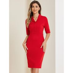 This sheath dress features a timeless and sophisticated design that never goes out of style. Its clean lines and tailored silhouette give it a polished and professional look, making it suitable for various business occasions. With its versatile design, this dress can easily transition from day to night. Pair it with heels and accessories for a formal business event. Fit for an office outfit. Business Casual Dress, Business Event, Work Shorts, Office Outfit, Business Casual Dresses, Vintage Cap, Formal Business, Professional Look, Sophisticated Design