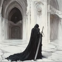 Defeated Knight Art, Nazgul Aesthetic, Black Knight Aesthetic, Executioner Aesthetic, Dark Souls Art Book, Dark Lord Aesthetic, Knight Aesthetics, Black Knight Art, Dark Medieval Aesthetic