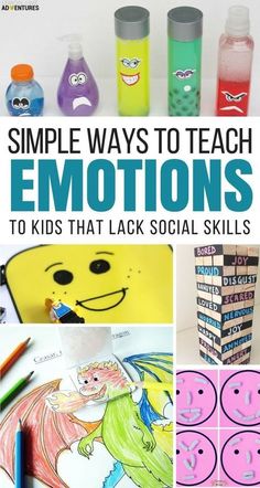 simple ways to teach emotions to kids that lack social skills and help them learn more