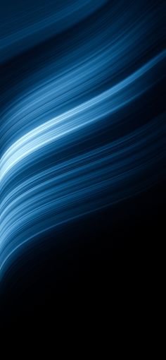 an abstract blue and black background with wavy lines in the center, as well as some light