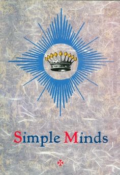 a book cover with the title simple minds written on it