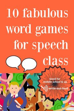 10 fabulous word games for speech class