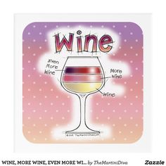 a coaster with the words wine on it and an image of a glass filled with wine