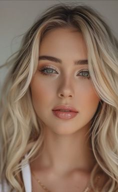 Makeup For Senior Portraits, Natural Romantic Wedding Makeup, Natural Soft Pink Makeup, Glow Up Photoshoot, Light Spring Makeup Look, Photoshoot Makeup Ideas Natural, Natural Makeup For Bride, Kauai Photoshoot, Headshots Makeup