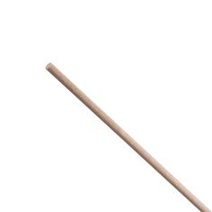 a wooden stick is shown against a white background