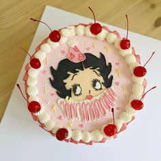 Betty Boop Party, Betty Boop Tattoos, Clown Cake, Birthday Clown