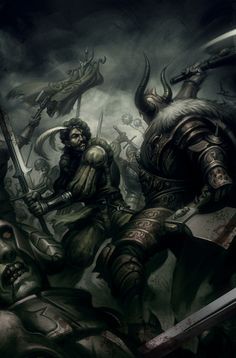 Fantasy Battle Art, Battle Art, Fantasy Fiction, Commercial Art