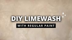 a man in black shirt and tie with the words diy limewash on it