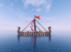 Minecraft Viking Ship, Build Inspiration, Minecraft Castle, Minecraft Construction