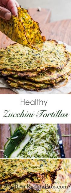 an image of healthy zucchini tortillas