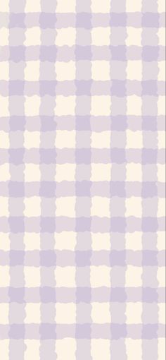 a white and purple checkered pattern with small dots