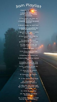 a poem written on the side of a road