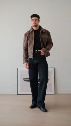 Black And Brown Men Outfit, Men Winter Outfits Formal, Black Pullover Outfit Men, Crazy Rich Asians Outfits Men, Winter Starboy Outfit, Street Formal Men, Old Fashioned Mens Clothing, Mens Formal Streetwear, Men Winter Jacket Outfit