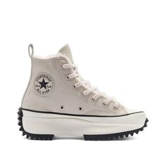 Converse Cozy Club Run Star Hike High Top Lt Orewood Brown/Silt Red 169550C. Converse One Star Platform, Run Star Hike High Top, Converse Platform, Converse Run Star Hike, Converse Run, Run Star Hike, Converse Run Star, Converse One Star, Platform Sneaker