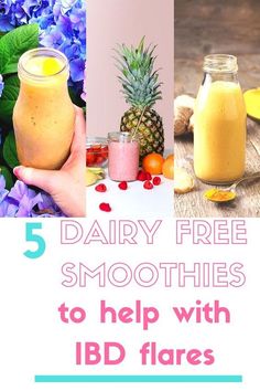 5 fairy free smoothies to help with IBD flares Lowfod Map Smoothies, Digestive Health Smoothie, Smoothies For Sensitive Stomach, Gallbladder Friendly Smoothies, Low Fodmap Juicing Recipes, Fodmap Smoothie Recipes, Gut Friendly Smoothies, Ibs Friendly Breakfast, Low Fodmap Smoothie Recipe