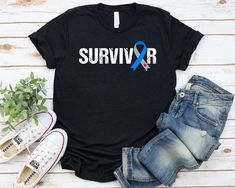 Diabetes Survivor T-Shirt Diabetes Survivor Shirt - Unisex T Shirt, Women Racerback Tank, Long Sleeve T-Shirt Tees Tshirt Sweatshirt Sweater Hoodie Gift For Men Women Boys Girls Well, let's say goodbye to all this boring apparel... The GodBlessThisDesign team creates custom clothes with great designs to suit all tastes. Our unique and blessed designs are a blast fit for every occasion and always a perfect fit... We combine our beautiful designs with high quality apparel like no one has ever done Ribbon Shirts, Grey Ribbon, Warriors Shirt, Ribbon Shirt, Design Text, Awareness Shirt, Blue Ribbon, Custom Clothes, Long Sweatshirt