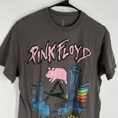 Pink Floyd Mens Gray In Concert T Shirt Size S/M | eBay Concert Tshirts, Pink Floyd, Grey, Concert, Pink, T Shirt