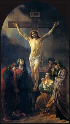 the crucifix is depicted in this painting