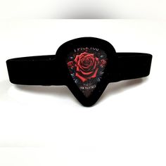 ~ Brand New ~ Black Silicone Guitar Pick Holder Bracelet With The Included Double Sided "I Pick You To Be My Jam Partner" Guitar Pick. Guitar Pick Features Roses And Is Medium Gauge. Unisex Bracelet ~ Fits Adult Wrist Sizes 7" - 8 " Best. Perfect (Engagement, Surprise, Lovers, I'm Sorry, Jam With Me) Gift! Ships Out Same Or Next Business Day :) Thank You For Stopping By @Shellyandbrian Engagement Surprise, Pick Guitar, Guitar Pick Holder, Pick Holder, My Jam, I Pick, Unisex Bracelets, I'm Sorry, Guitar Pick