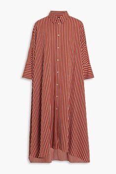 Shop on-sale JOSEPH Diana striped twill midi shirt dress for Woman. Browse the best deals from JOSEPH and luxury fashion at The Outnet. Joseph Clothing, Striped Shirt Women, Ink Clothes, Dress For Woman, Style Inspiration Winter, Midi Shirt Dress, White Shirt Dress, Black Shirt Dress, Clothing Care