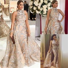 Champagne Evening Gown, Champagne Formal Dresses, Cheap Gowns, Champagne Dress, Prom Dresses Sleeveless, Beaded Applique, Beaded Lace, Lace Applique, Occasion Dresses