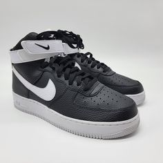 New Nike Air Force 1 High '07 Black White CT2303-002 100% AUTHENTIC Nike Product !!! Size: 10 Condition: New Without Box Shipping: USA costumers - FREE SHIPPING via USPS priority mail. We Ship Items in 1 Business Day after payment is received and cleared. Please feel free to ask any questions you may have.                                                            THANK YOU FOR SHOPPING WITH US ! ! ! Nike Air Max 2015, Nike Sb Stefan Janoski, Nike Air Max Mens, High Top Basketball Shoes, New Nike Air Force, Nike Air Force 1 High, Air Force 1 High, Nike Air Presto, White Shoes Sneakers