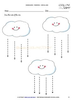 the diagram shows how to draw a cloud with two faces and arrows on each side