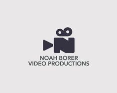 the logo for noah borer video productions, which has been designed to look like an