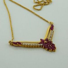 22K Yellow Gold Ruby Marquise and CZ Chevron Necklace, 15 marquise rubies, 2.5x6mm, 16 round CZ brilliant stones, 16 inch length, 2 inch chevron pendants, S hook handmade, Circa 1990, 13.15 grams Stock # BB261N06 This listing contains photographs of the actual item you will receive. Our items are in excellent condition with little or no signs of wear and many are one of a kind pre-owned estate finds. Please look closely at the pictures in this listing as they are part of the product description. Marquise Ruby Jewelry With 17 Jewels, Luxury Marquise Ruby Gold Jewelry, Gold Marquise-cut Ruby Jewelry, Gold Ruby Marquise Cut Jewelry, Gold Marquise Cut Ruby Jewelry, Gold Ruby Jewelry With Marquise Cut, Chevron Necklace, S Hook, Boston Ma