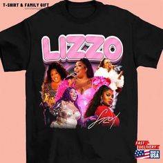 Lizzo 2023 Tour Concert Signature Shirt Vintage Graphic Tee Sweatshirt Unisex Vintage Graphic, Vintage Graphics, Unisex Shorts, Tshirt Colors, Graphic Tee