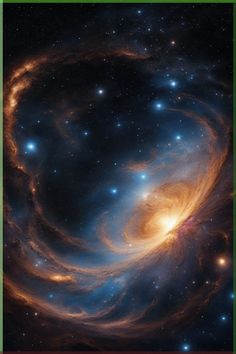 an image of a spiral galaxy with stars in the background