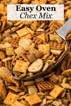 I can't even write about this Chex Mix recipe without my mouth-watering. It's that good! In just 10 minutes of prep and 6 incredibly easy steps, you can make your own chex mix at home that is better than store-bought! Gluten Free Chex Mix Recipes, Chex Mix Recipes Spicy, Spicy Chex Mix, Homemade Chex Mix Recipe, Gluten Free Chex, Puppy Chow Chex Mix Recipe, Homemade Chex Mix, Chex Mix Recipe, Chex Mix Puppy Chow