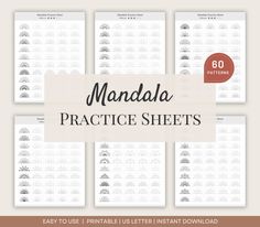 the printable worksheet includes instructions for practice sheets