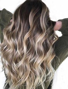 Summer Blonde Hair Balayage Ombre, Summer Hair Color For Brunettes Highlights, Brunette Hair With Blonde Balayage, Blonde Highlights For Brown Hair, Dark Balayage, Highlights For Brown Hair, Lions Mane, Curled Hair