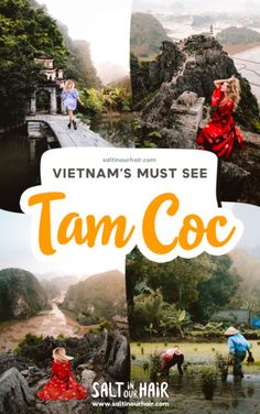 vietnam must see tam coc with the caption that reads, vietnam must see