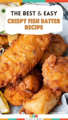 the best and easy crispy fish batter recipe