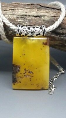 14,5 gr Genuine Real Baltic Amber Pendant Necklace with cord | eBay Vintage Adjustable Rectangular Necklace, Vintage Jewelry With Adjustable Cord For Gift, Vintage Jewelry With Adjustable Cord As Gift, Artisan Adjustable Rectangular Necklace, Artisan Rectangular Adjustable Necklace, Adjustable Rectangular Necklace With Lobster Clasp, Handmade Yellow Rectangular Jewelry, Rectangular Amber Jewelry Gift, Vintage Yellow Rectangular Jewelry