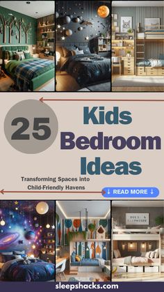 25 kids's bedroom ideas transforming spaces into child friendly havens by sleephacks com