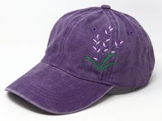 Item: flower embroidered baseball cap with curved brim Material: 100% cotton Size: one size fits most with adjustable back strap Embroidery: machine embrodered I am also open for customization. If you want the item in different colors, please message me, it will take additional 2-3 days of handling time. Free first class shipping, upgradable priority mail service. 30 days return policy, feel confident at your purchase! Purple Cotton Baseball Cap With Curved Brim, Casual Purple Baseball Cap With Curved Bill, Purple Cotton Baseball Cap, Casual Purple Baseball Cap With Curved Brim, Casual Purple Visor Baseball Cap, Purple Baseball Cap For Summer, Spring Purple Snapback Baseball Cap, Purple Snapback Baseball Cap For Spring, Adjustable Lavender Hat With Curved Brim